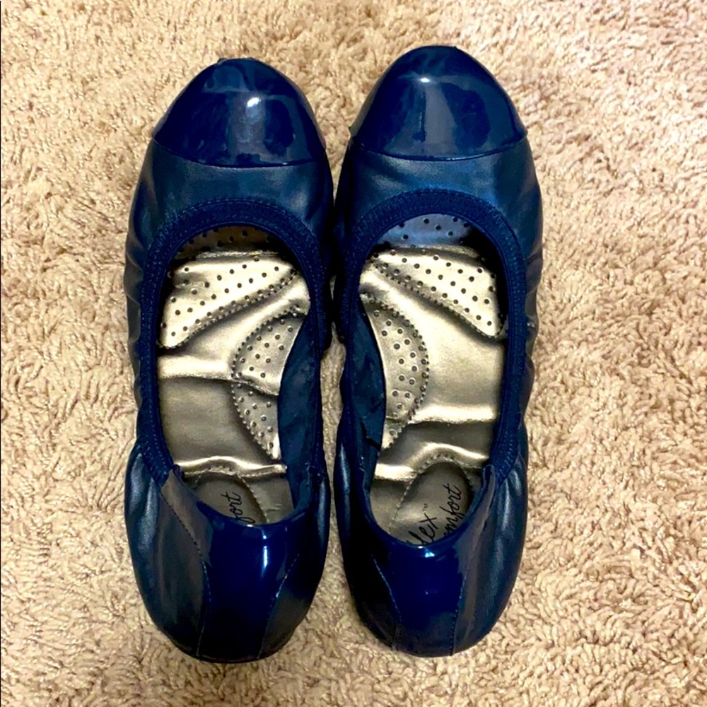 Blue flats